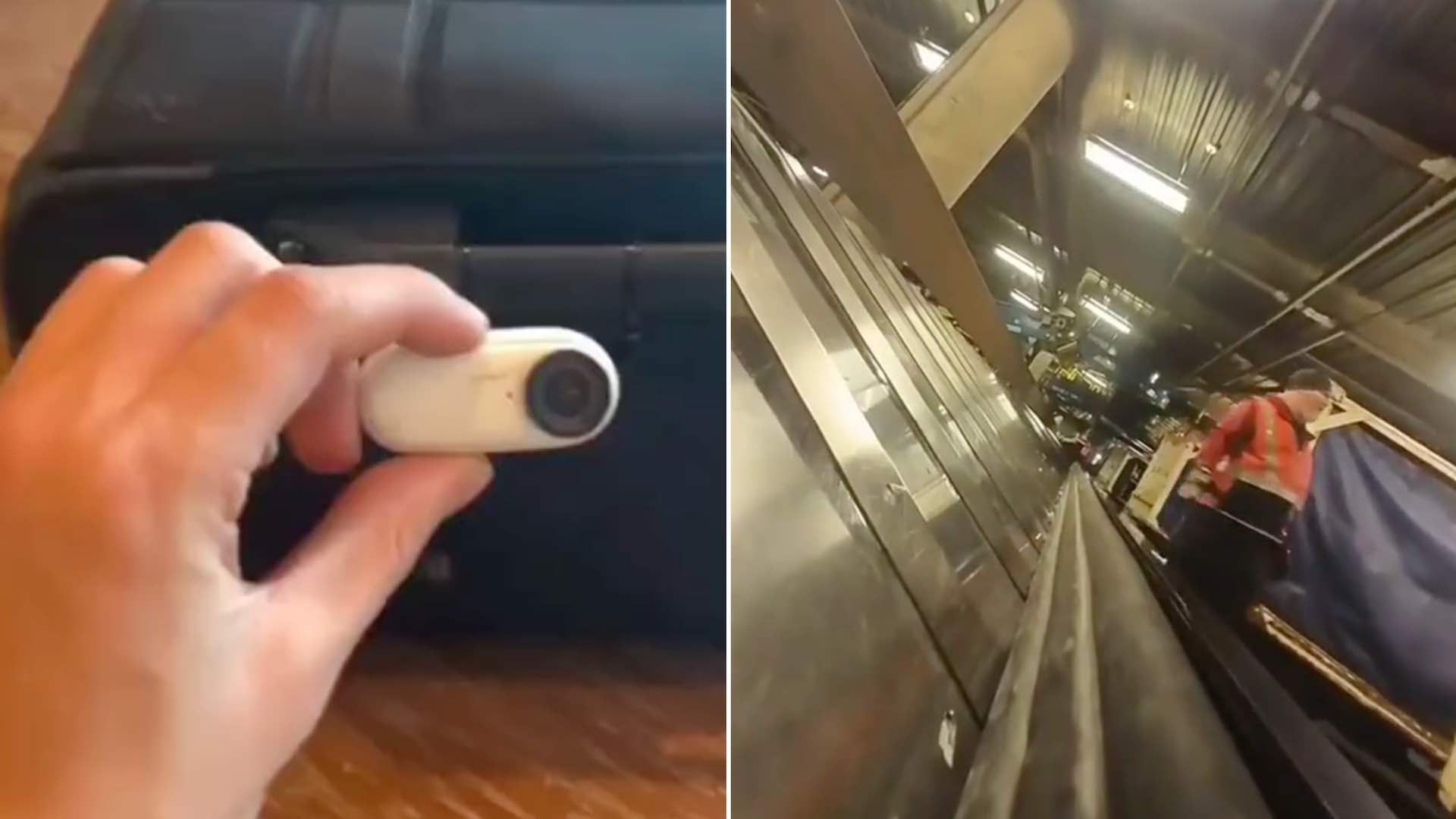 Joven coloca cámara en la maleta para saber cómo la tratan en el aeropuerto