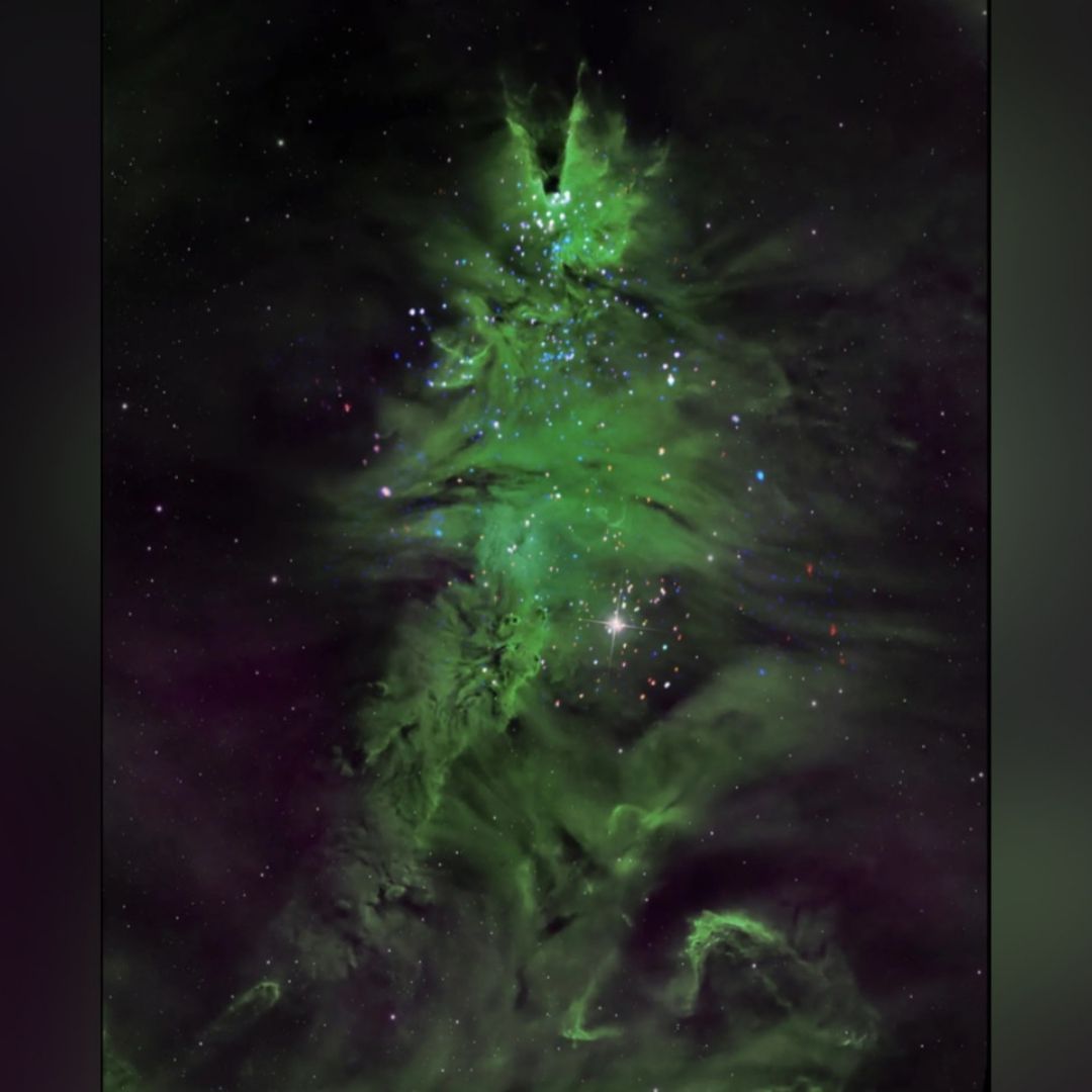 Árbol de Navidad en el espacio