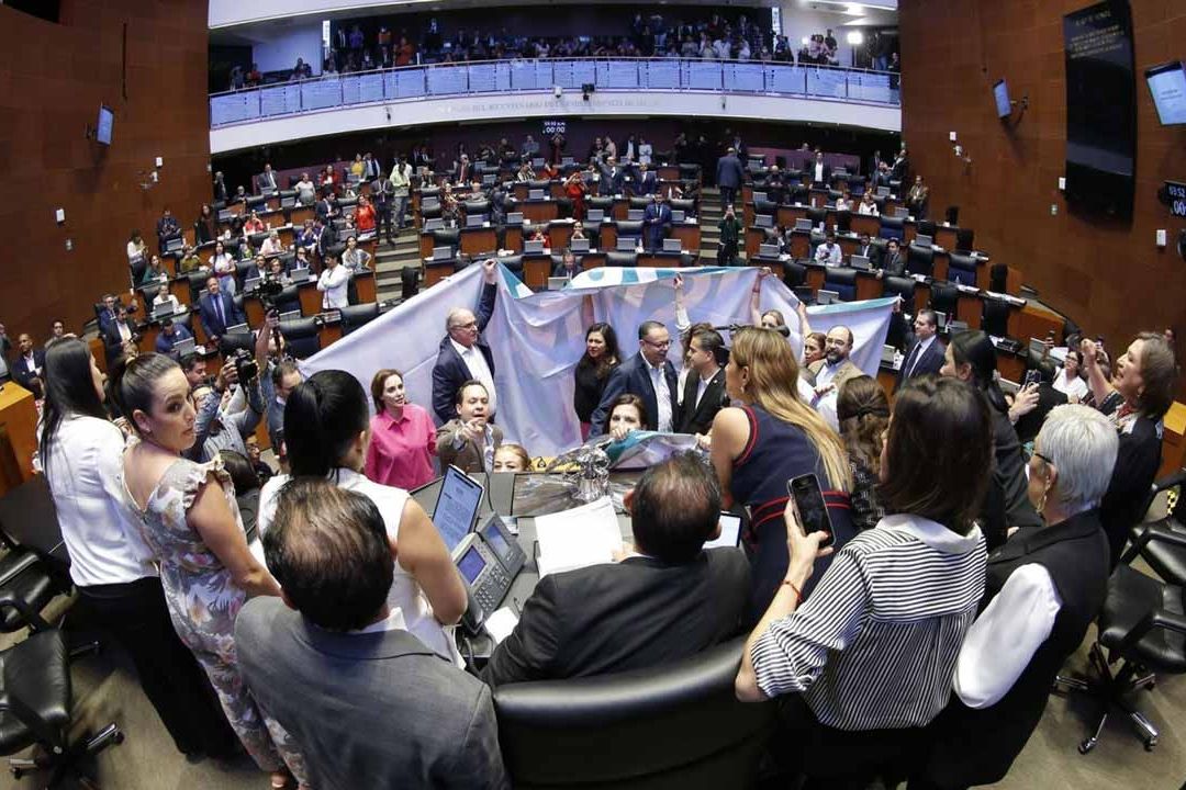 AMLO reta a senadores a acampar "para que vean lo que se siente"
