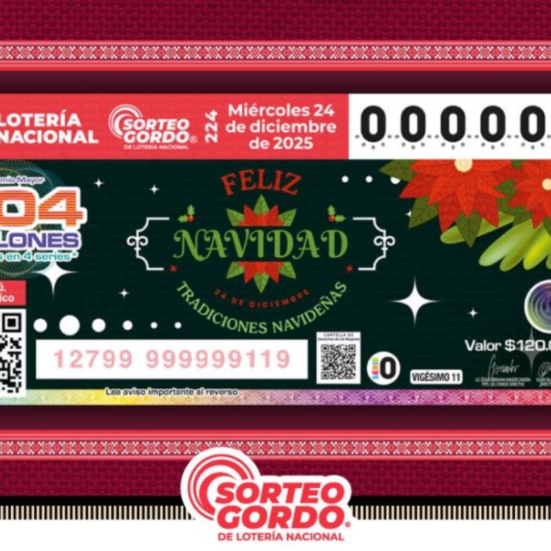 Sorteo Gordo Lotería Nacional 24 Diciembre 2025