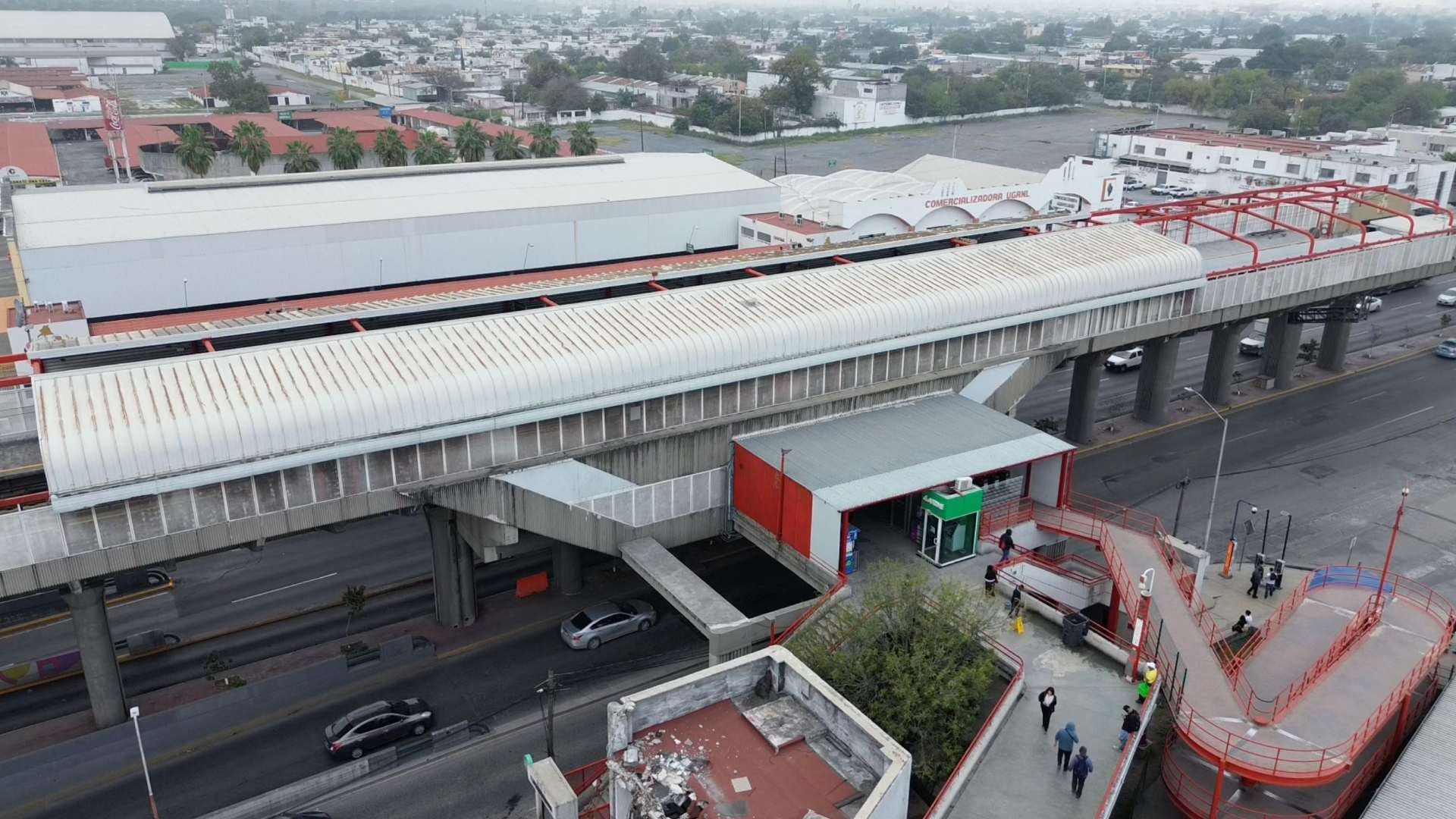 Estación Exposición del Metro de Monterrey en Guadalupe