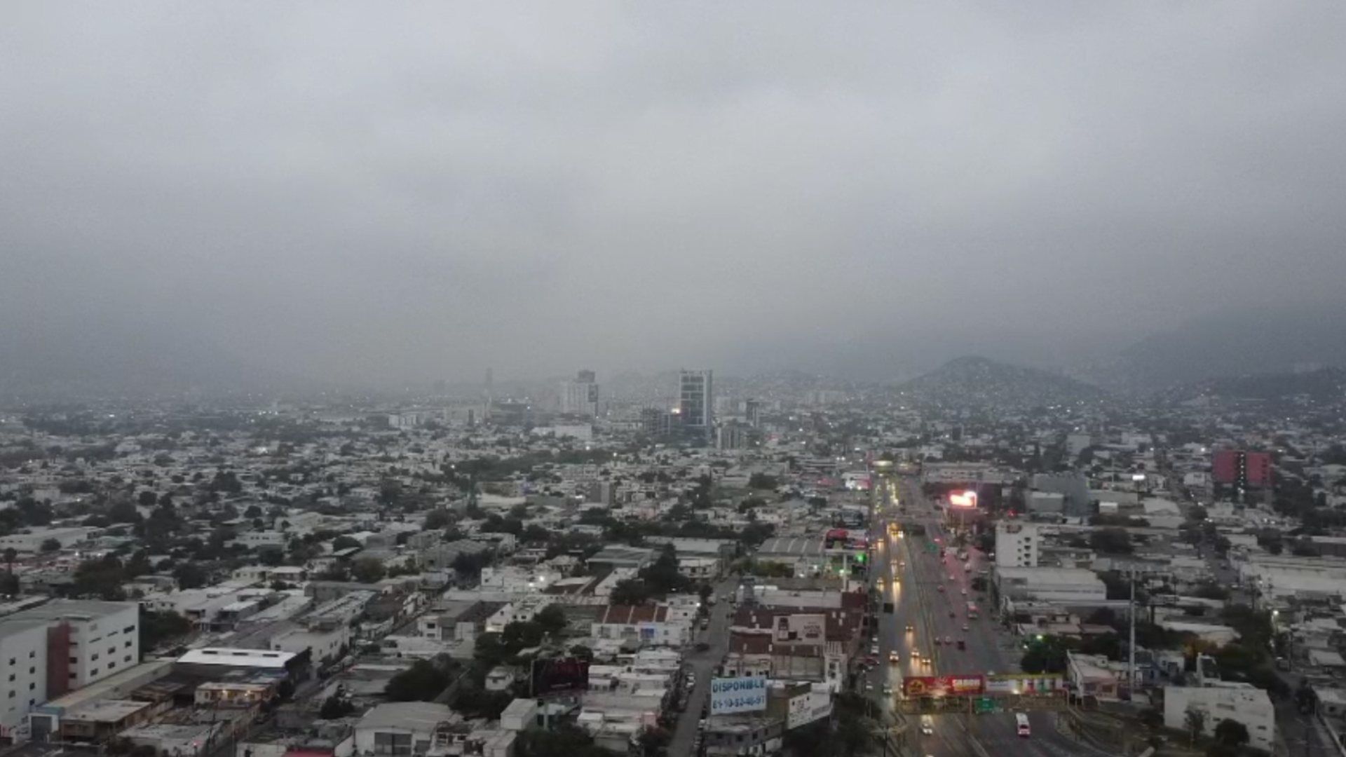 Clima nublado en Área Metropolitana de Monterrey