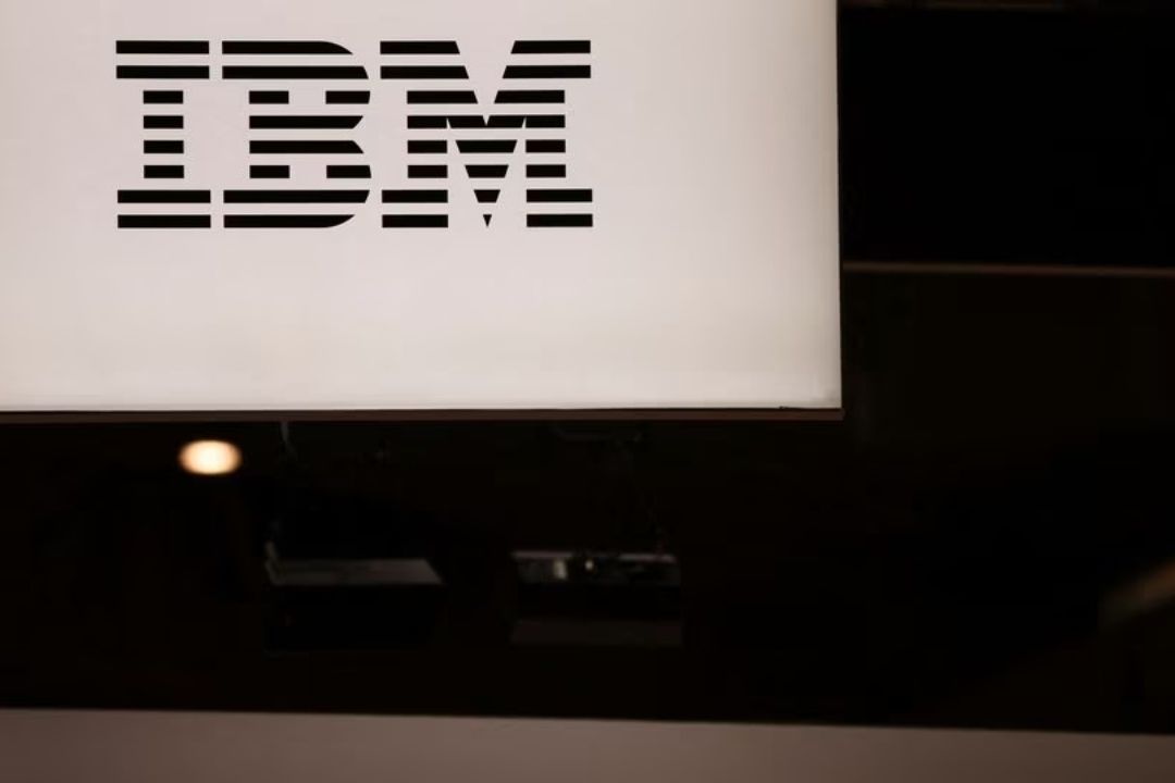 El logotipo de International Business Machines Corporation (IBM) en marzo de 2023