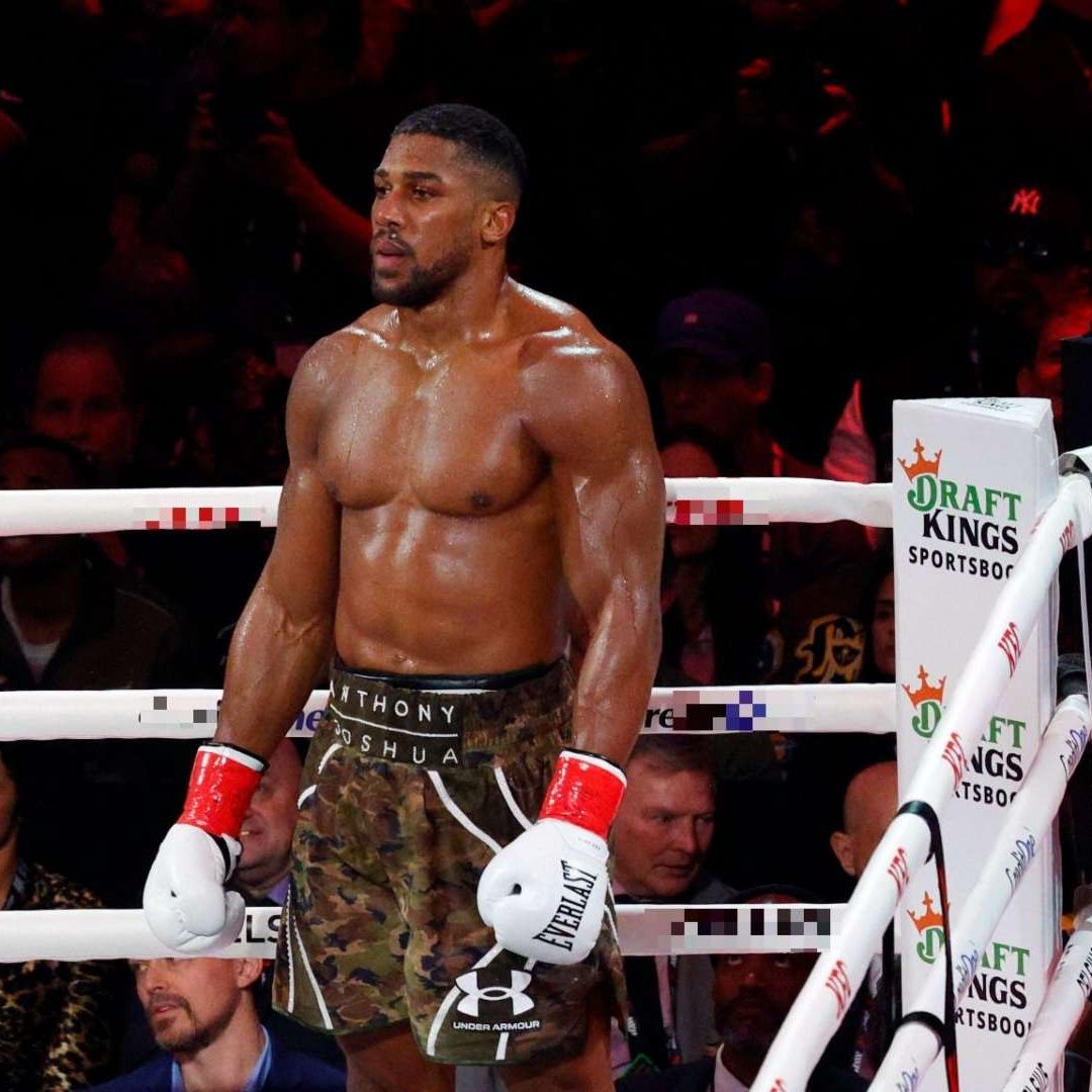 El boxeador británico Anthony Joshua