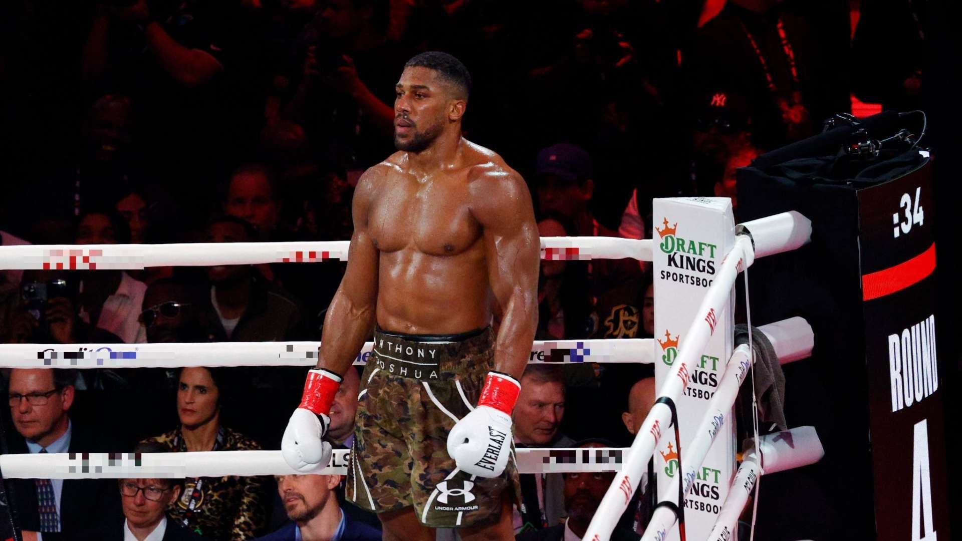 El boxeador británico Anthony Joshua