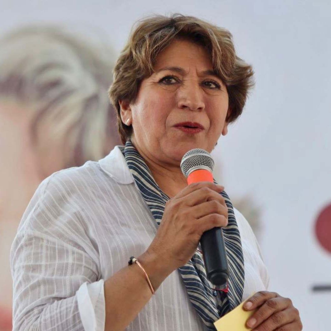 Delfina Gómez, candidata de Morena, PT, PVEM