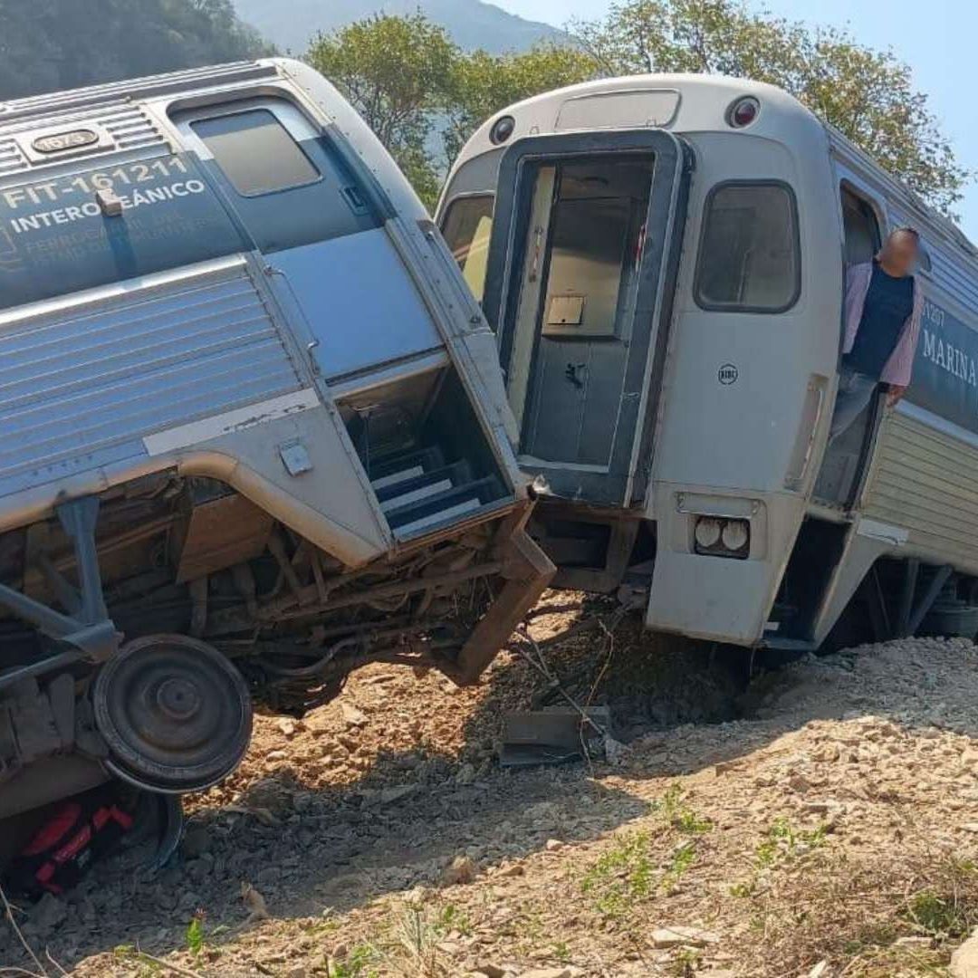 Descarrilamiento del Tren Interoceánico en Oaxaca. Foto: Cuartoscuro | Archivo