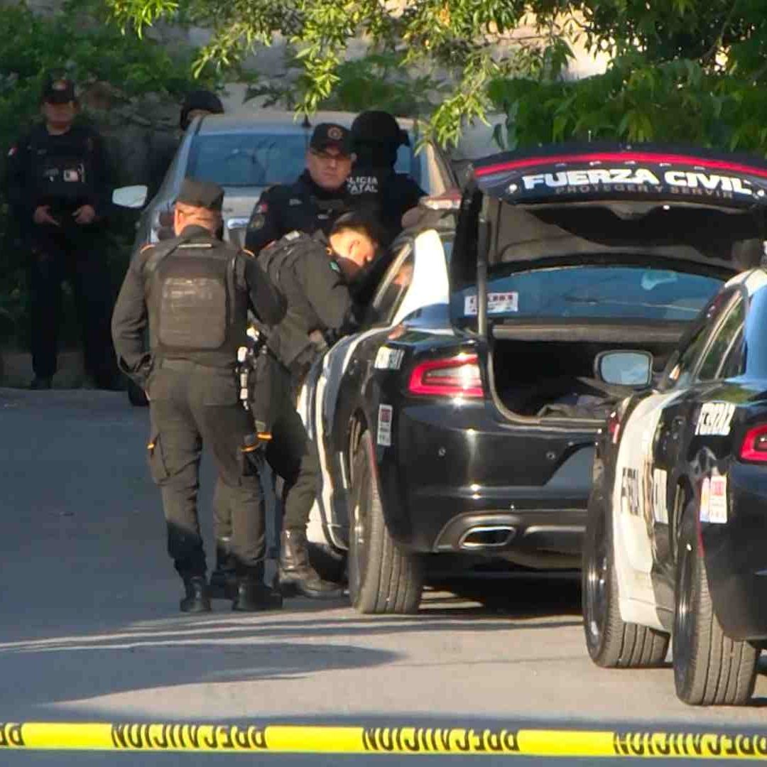 Fuerza Civil se enfrenta a delincuentes al sur de Monterrey, N.L