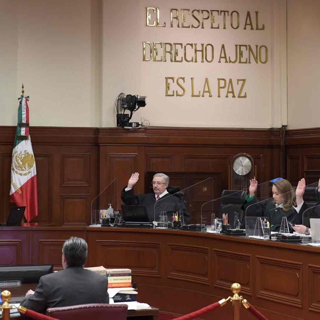 El pleno de la Suprema Corte de Justicia de la Nación el pasado 25 de abril
