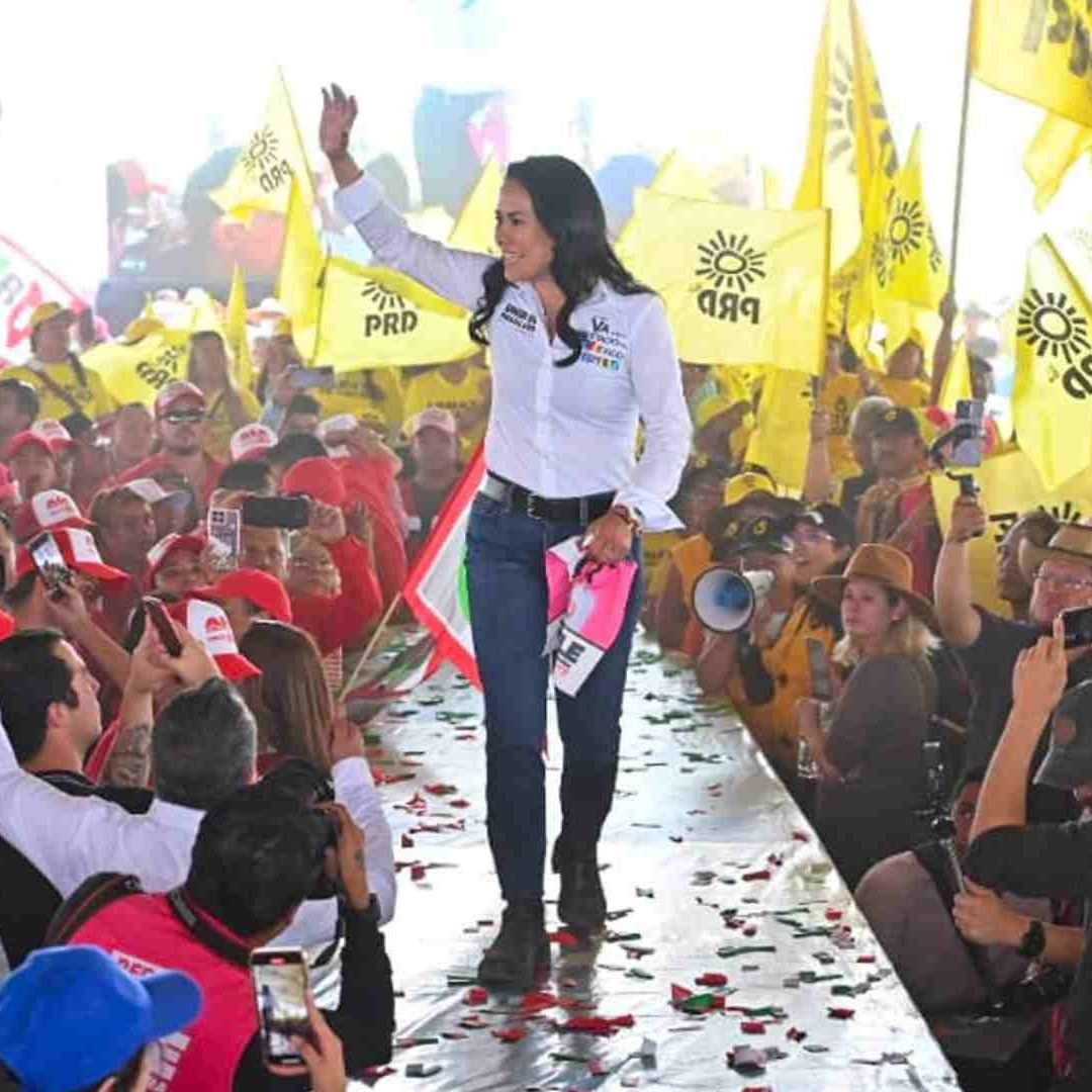 Alejandra del Moral, candidata PRI, PAN, PRD