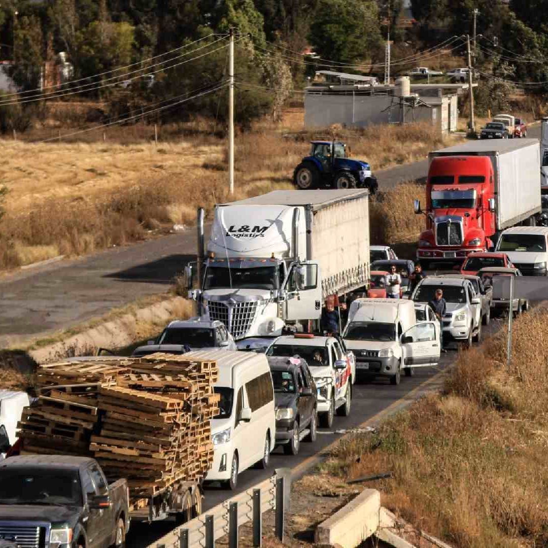 Carreteras bloqueadas hoy, Sábado 27 de Diciembre 2025. Foto: Cuartoscuro