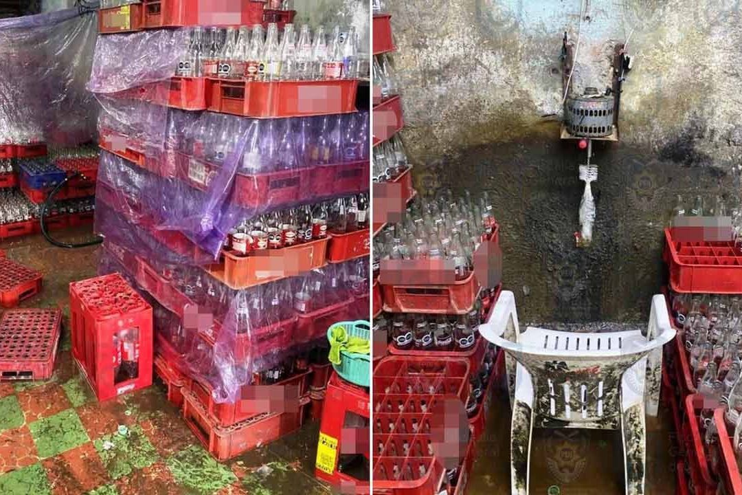 Hallan cientos de cajas de Coca-cola pirata en Iztapalapa