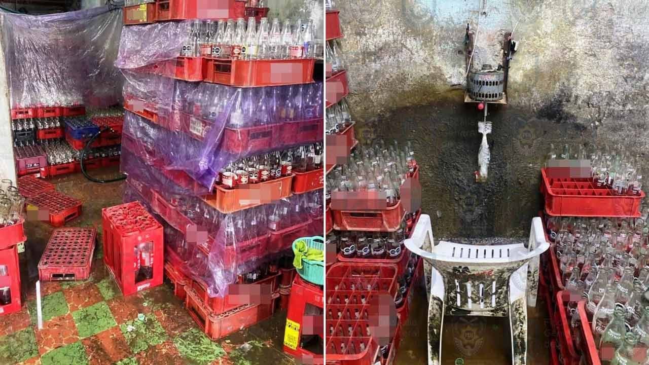 Hallan cientos de cajas de Coca-cola pirata en Iztapalapa