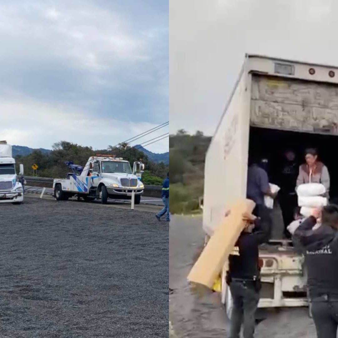 Frustran Intento de Rapiña en Tráiler Sobre la Carretera Xalapa Perote El Fresno Veracruz