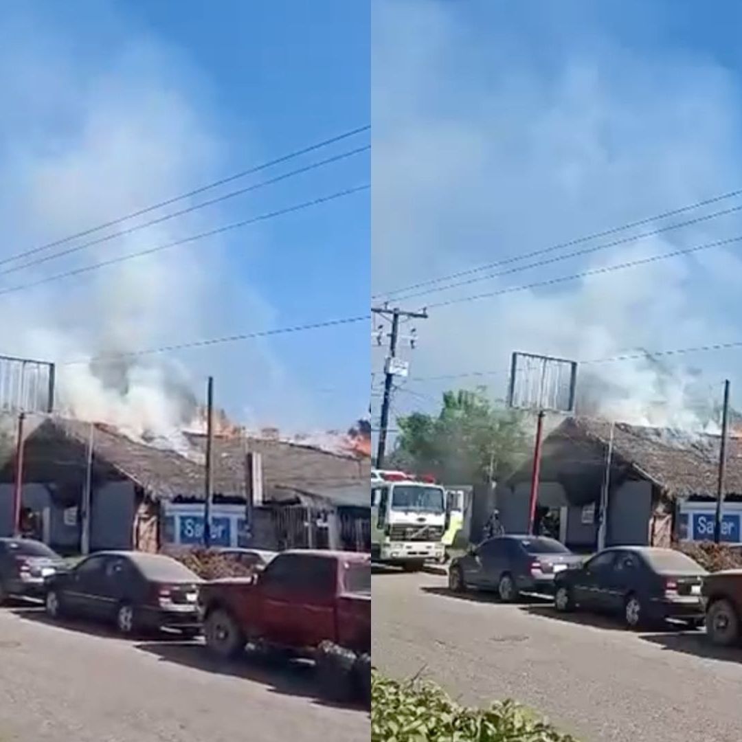 Explosiones en Escuinapa, Sinaloa, Incendian Restaurante en el Sector Santa Lucía