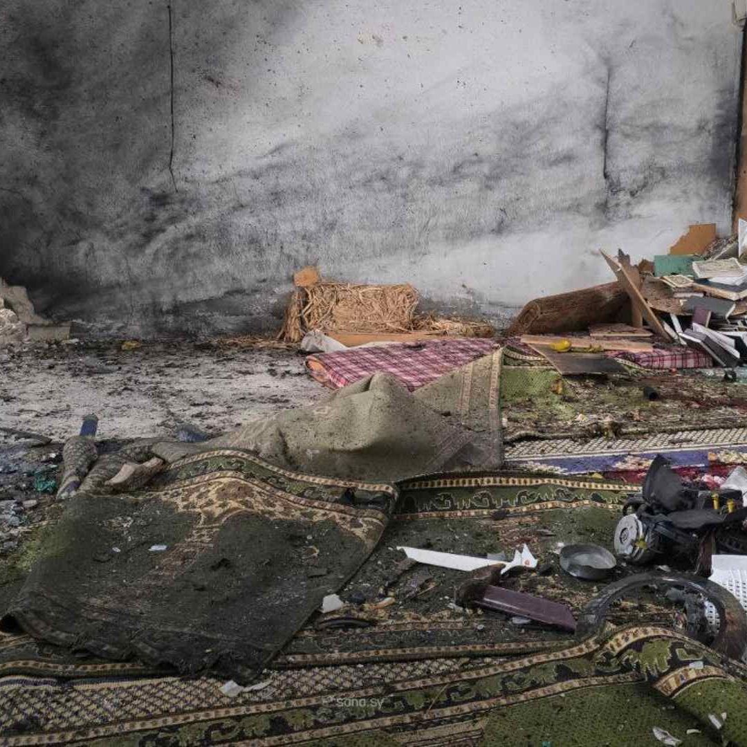 Explosión de mezquita en Siria