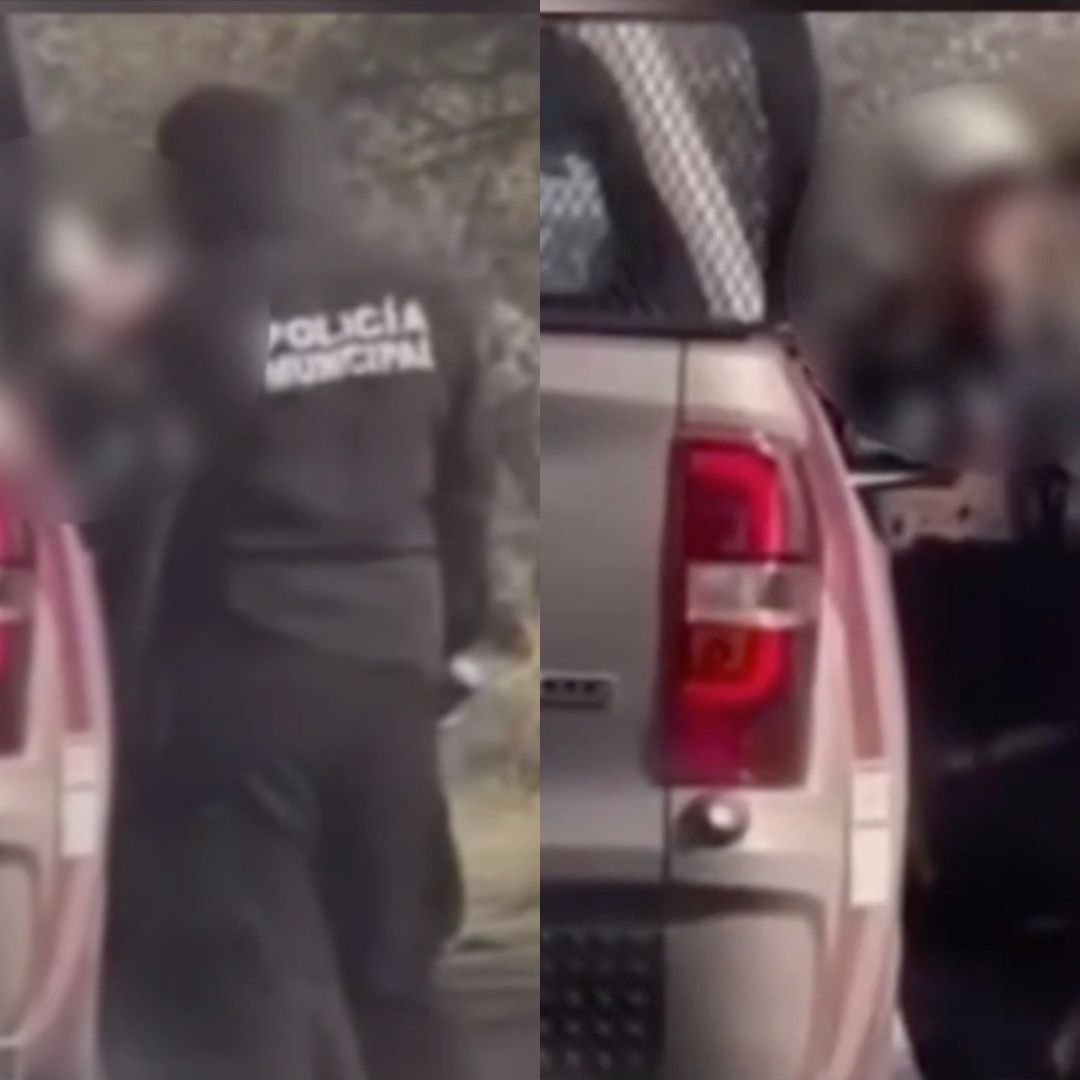 Policía municipal agrede a detenido