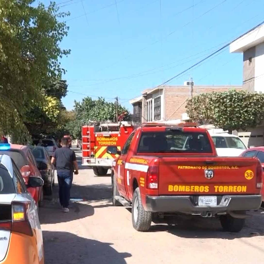 Se Incendian Dos Tanques de Gas de 30 Kilos en Colonia Villas la Merced en Torreón