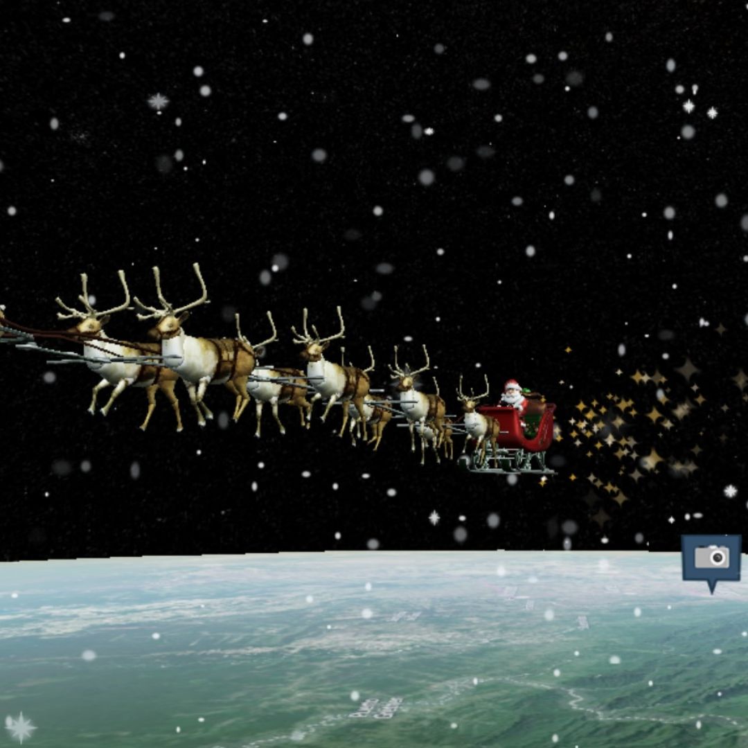 Llegada de Santa Claus a México en Vivo: Pilotos 'Divisan' Trineo Jalado por Renos