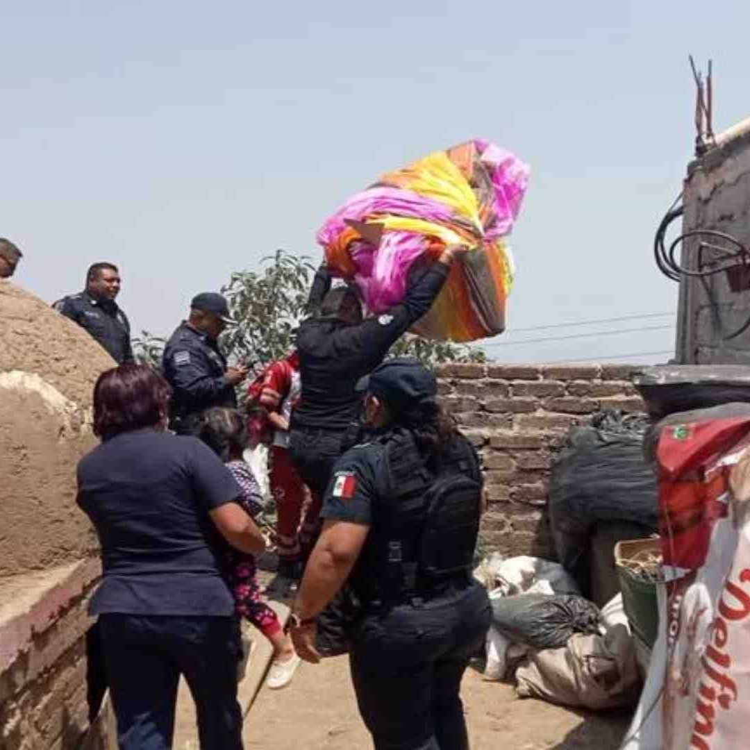 Se desploma globo de cantoya en Texcoco