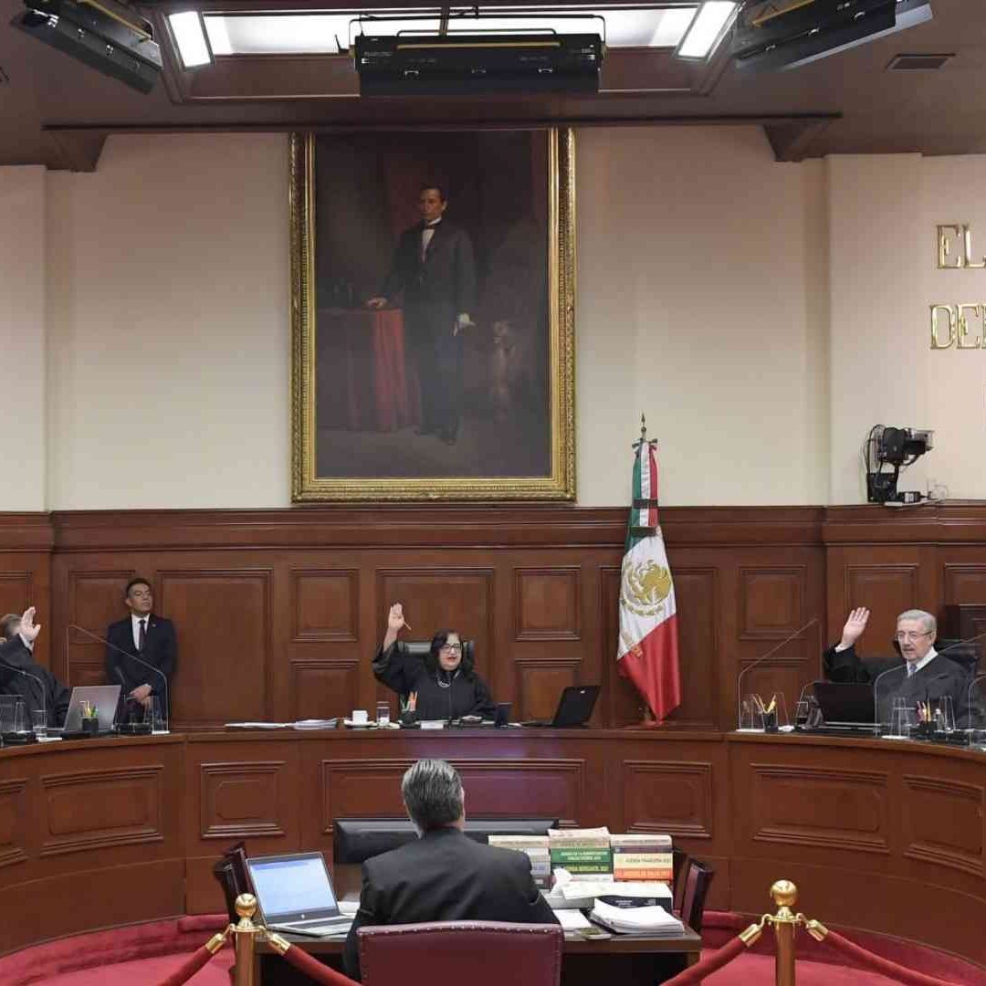 Pleno de la Corte durante la sesión del 27 de abril.