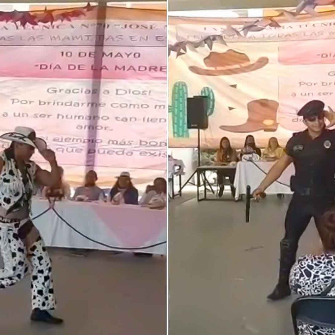 Día de las Madres: Dan Show de Strippers a Mamás en Escuela