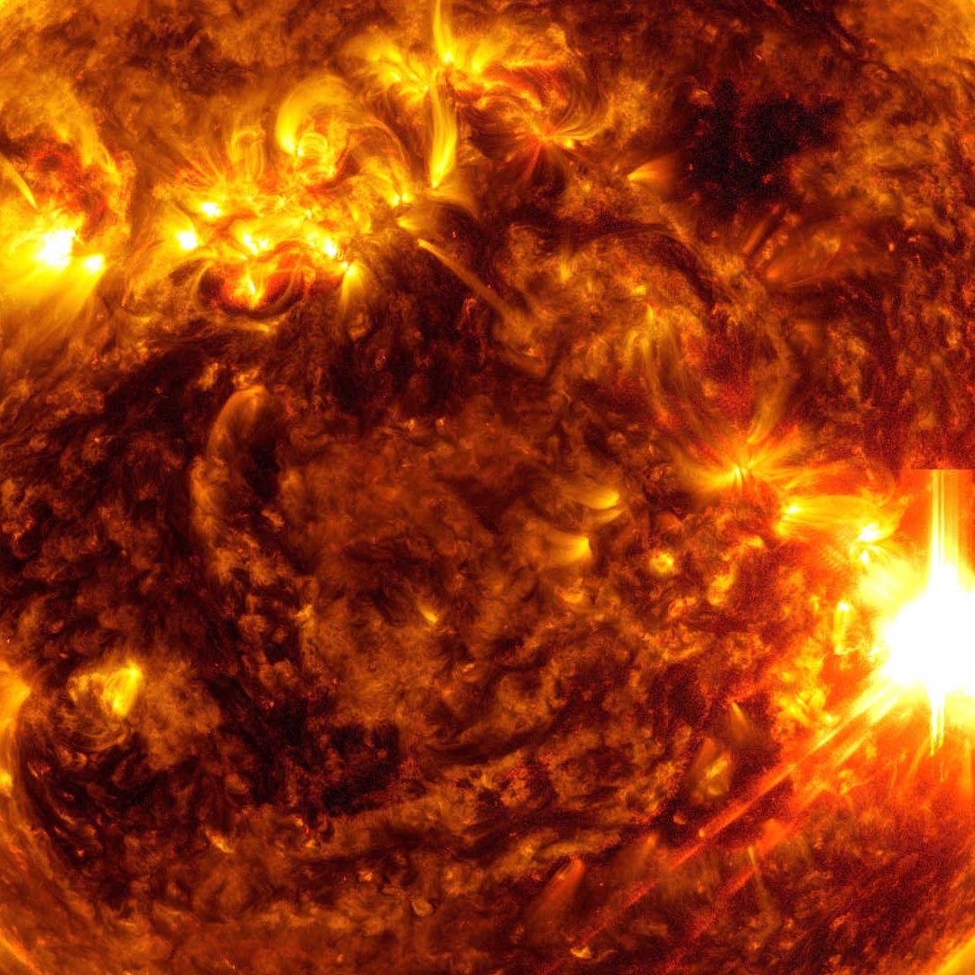 Alertan por llamarada solar y tormenta geomagnética en Año Nuevo