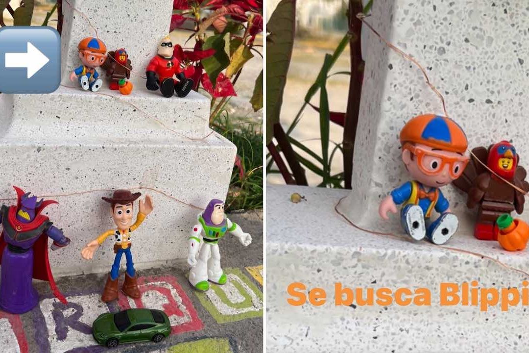 Juguetes sobre la tumba de Marco, hijo de Ana Cristina