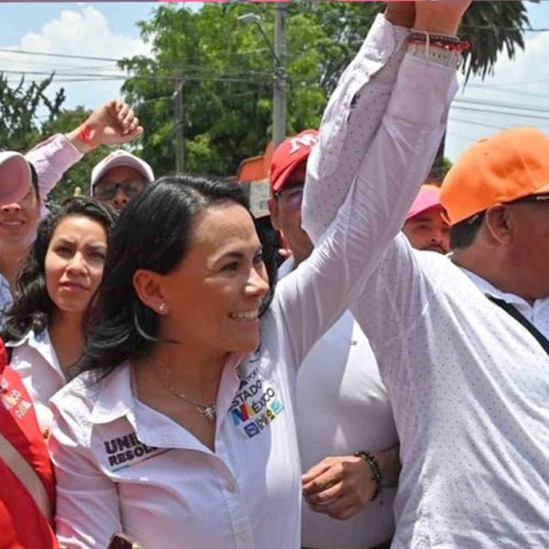 Alejandra del Moral, candidata PRI, PAN, PRD