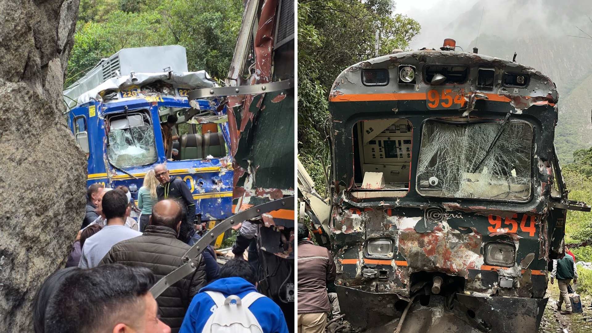 Choque entre Dos Trenes Deja Un Muerto y 30 Heridos en Ruta Machu ...