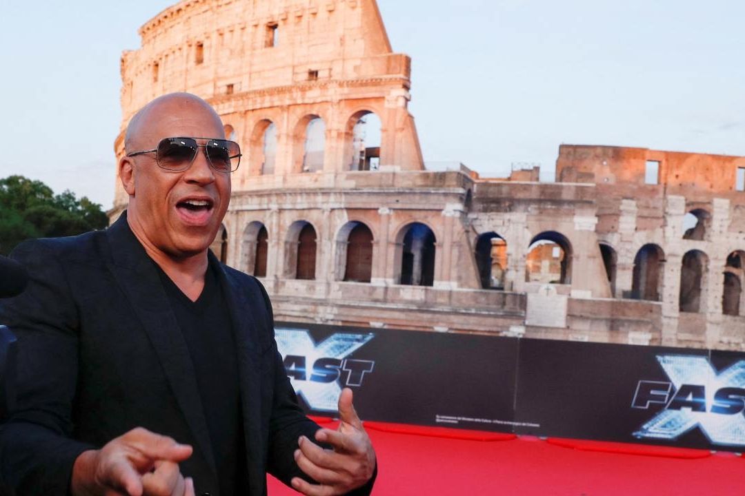 ‘Rapidos y Furiosos’ y Vin Diesel Deslumbran el Coliseo de Roma