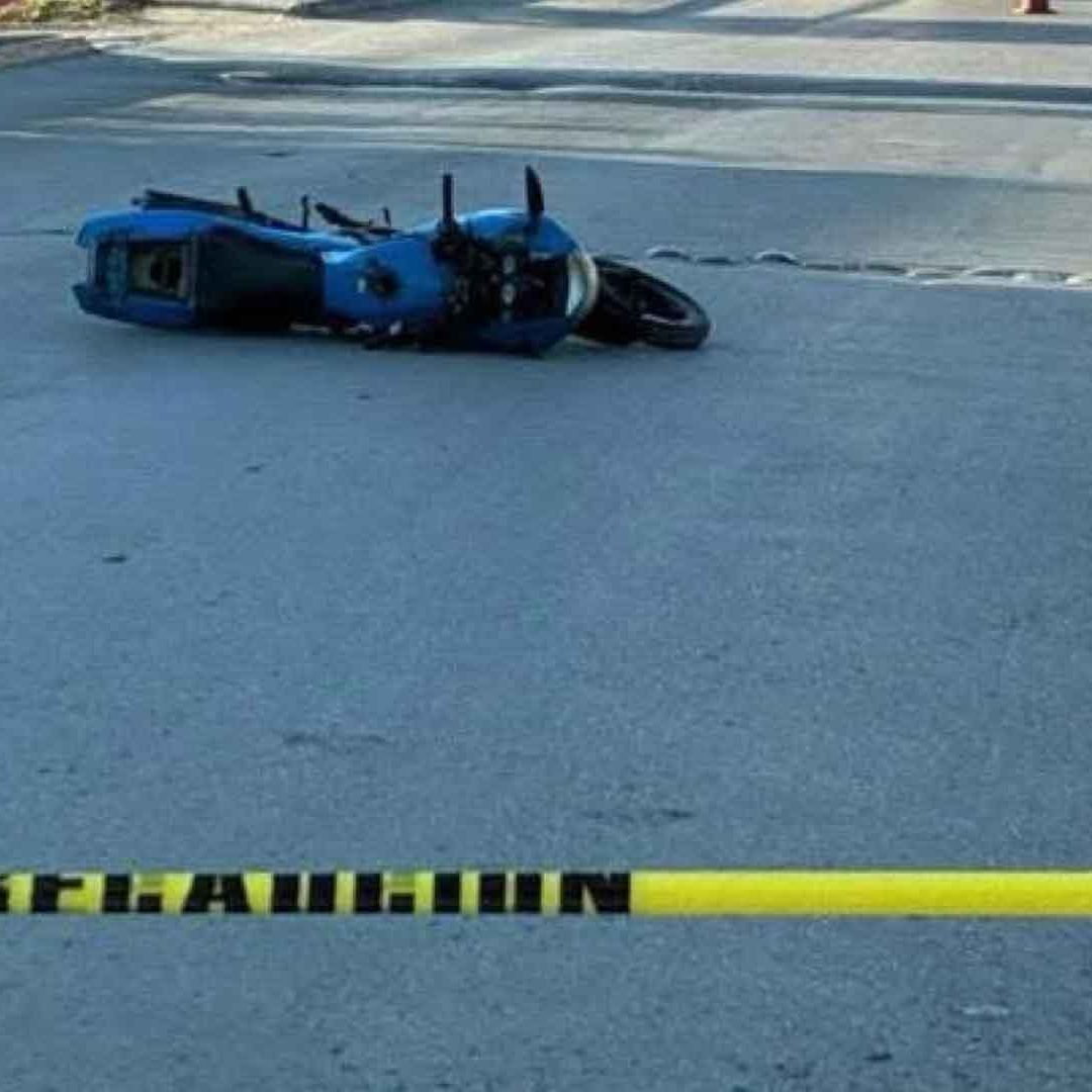 Muere Motociclista Luego de Derrapar en Avenida 12 de Marzo en Matamoros