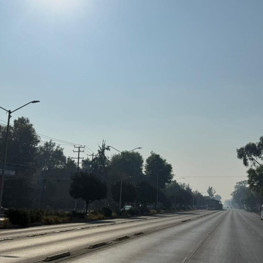 El Valle de México amaneció este Año Nuevo 2026 con mala calidad del aire. Foto: N+