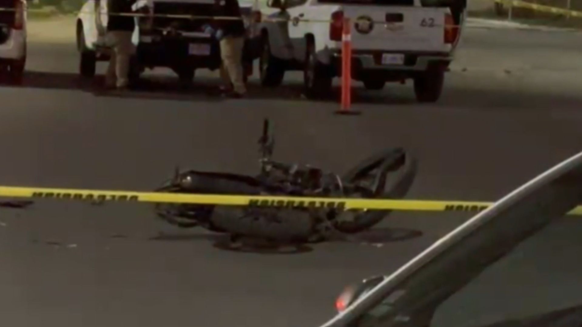 Choque motocicleta en Apodaca Nuevo León