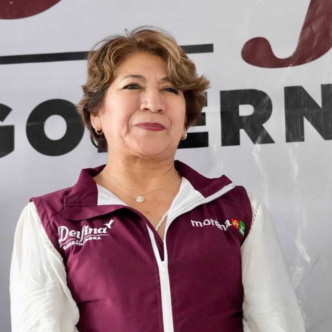 Delfina Gómez, candidata de Morena, PT, PVEM