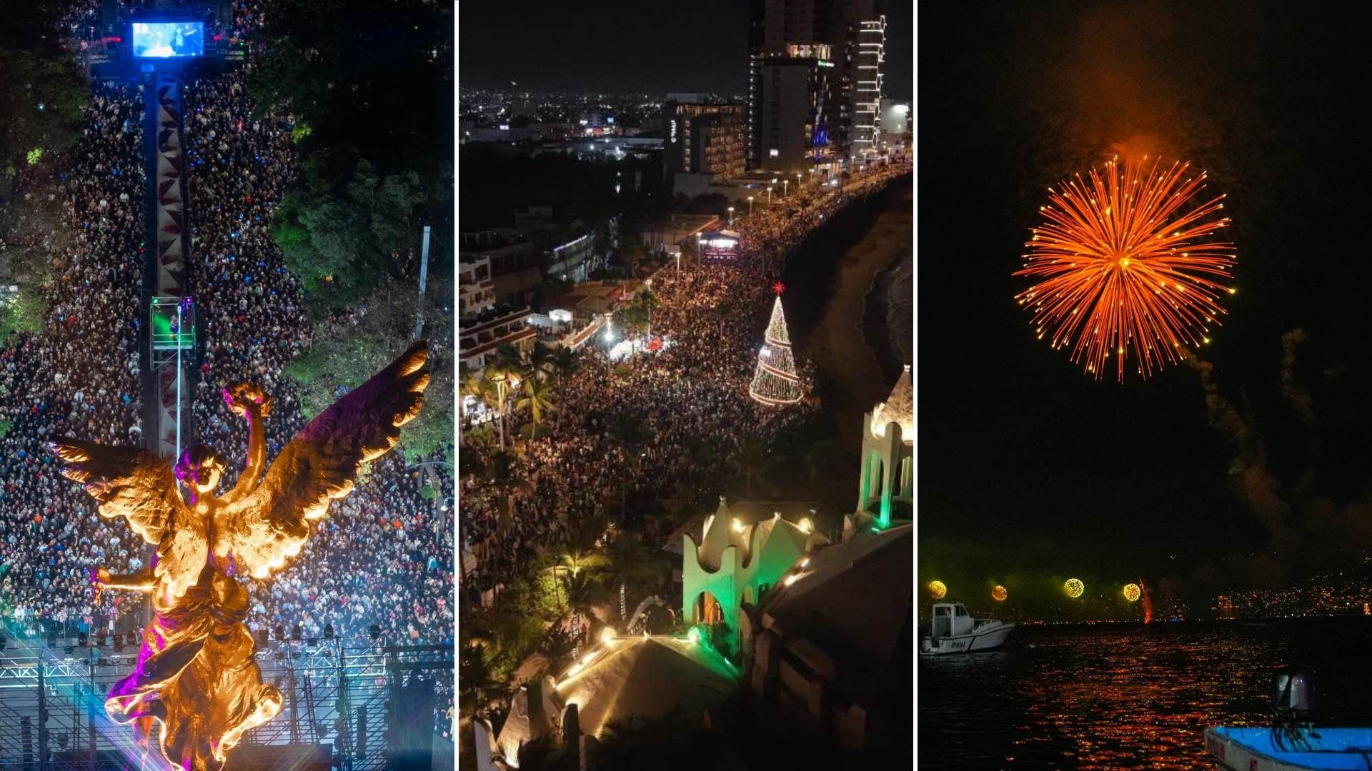Así Celebró México la Llegada del Año Nuevo 2026: De Quintana Roo a CDMX y a Baja California