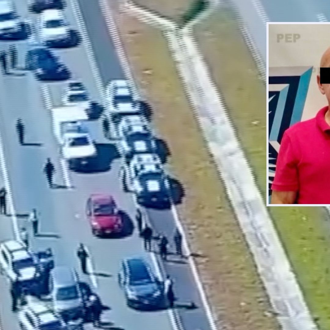 Andrés N Detenido Persecución Autopista Atlixco Puebla Caseta Vía Atlixcáyotl Agresión Armada