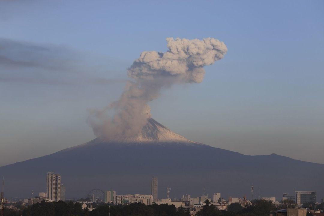 La ceniza del volcán Popocatépetl puede servir como fertilizante en los cultivos