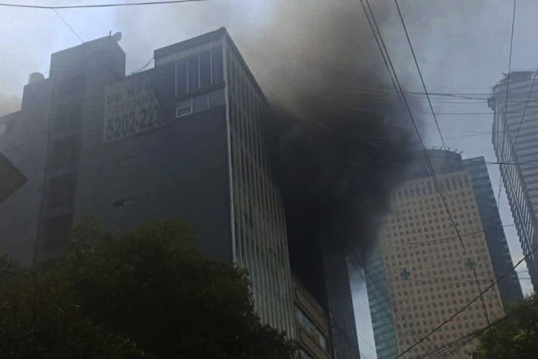 Se registra Incendio en Edificio de la Colonia Anzures, Alcaldía Miguel ...