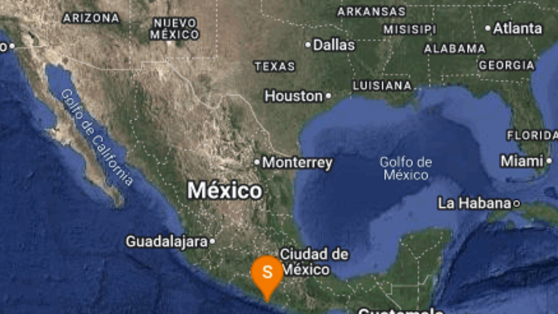 Sismo en Guerrero