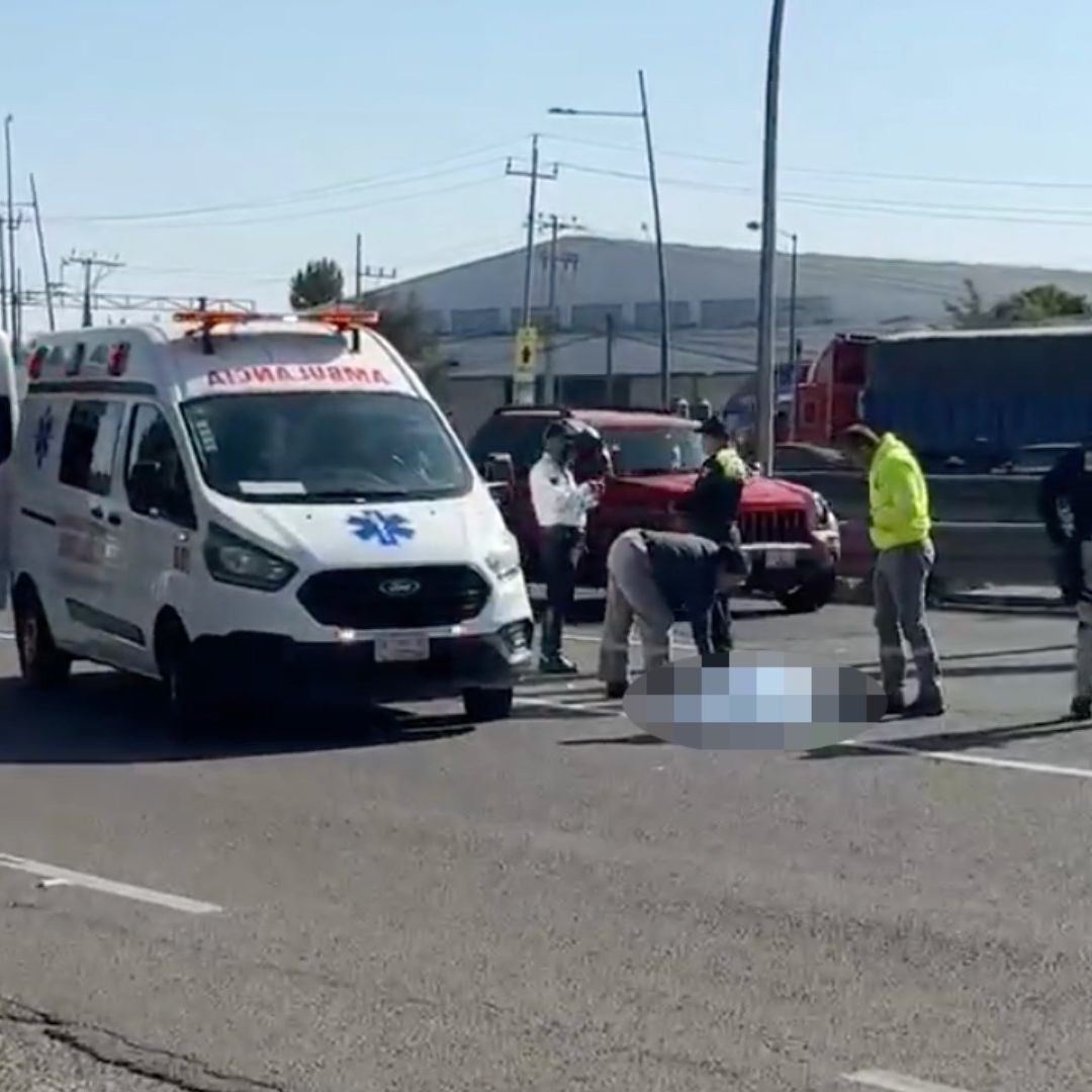 Muerto Atropellado en Autopista México Puebla Caseta Segundo Piso Outlet Periférico Ecológico