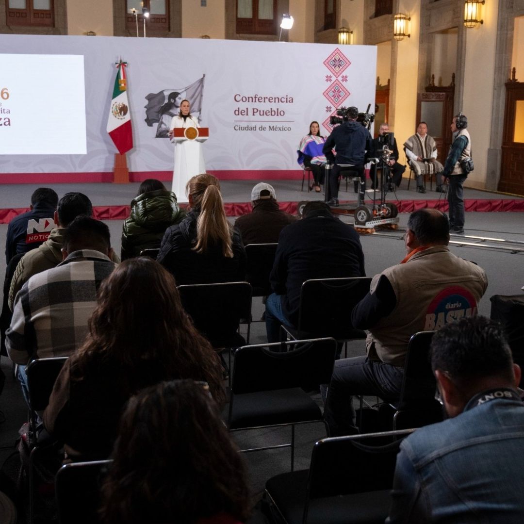 Momentos en Palacio Nacional luego del sismo de hoy en CDMX
