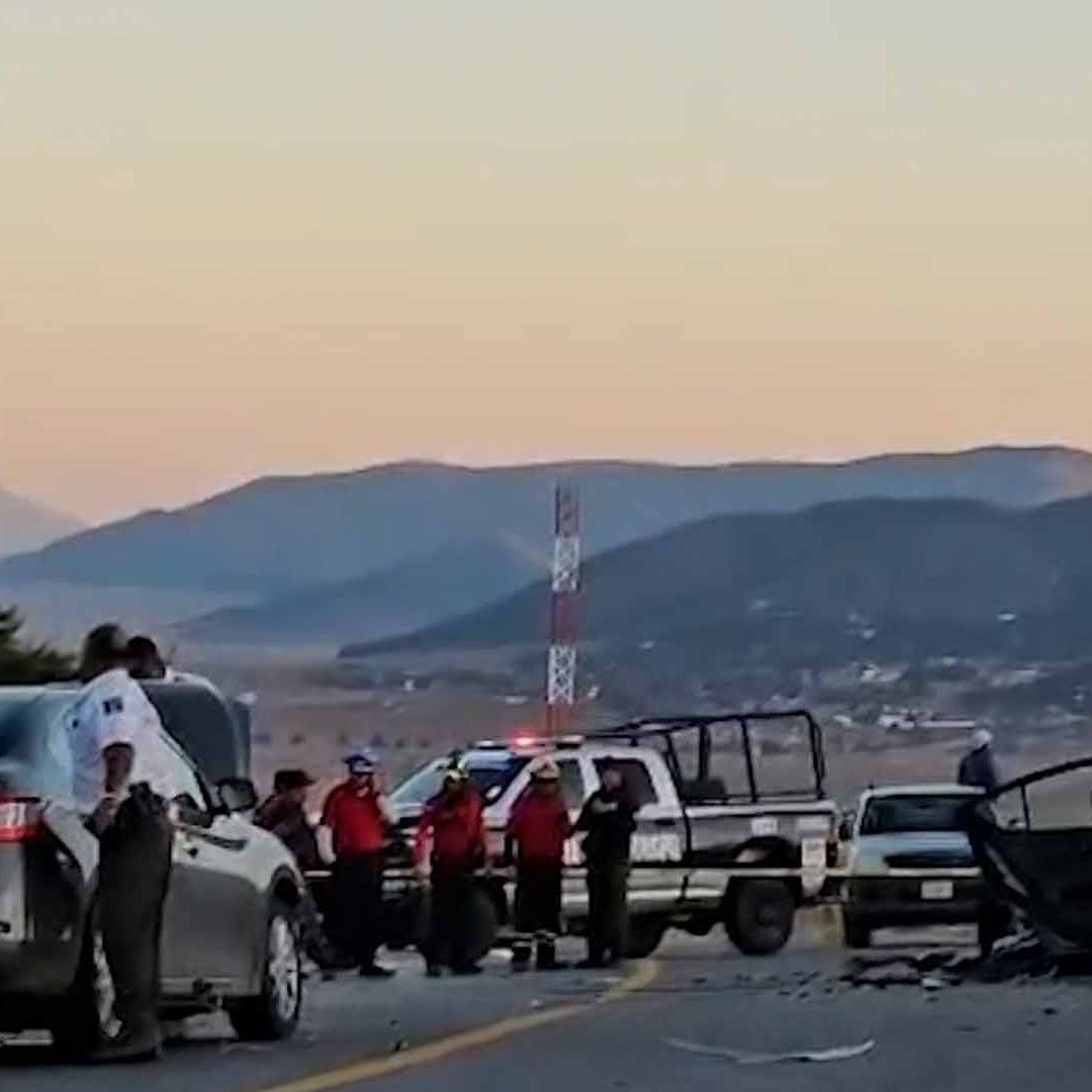 Choque Frontal Deja un Muerto y Ocho Personas Lesionadas en Carretera a San Antonio