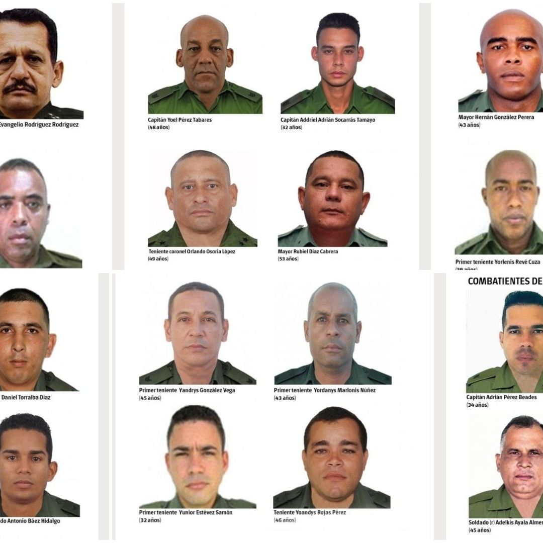 El Ministerio del Interior cubano indicó que entre los fallecidos había personal de las Fuerzas Armadas Revolucionarias y de su departamento.