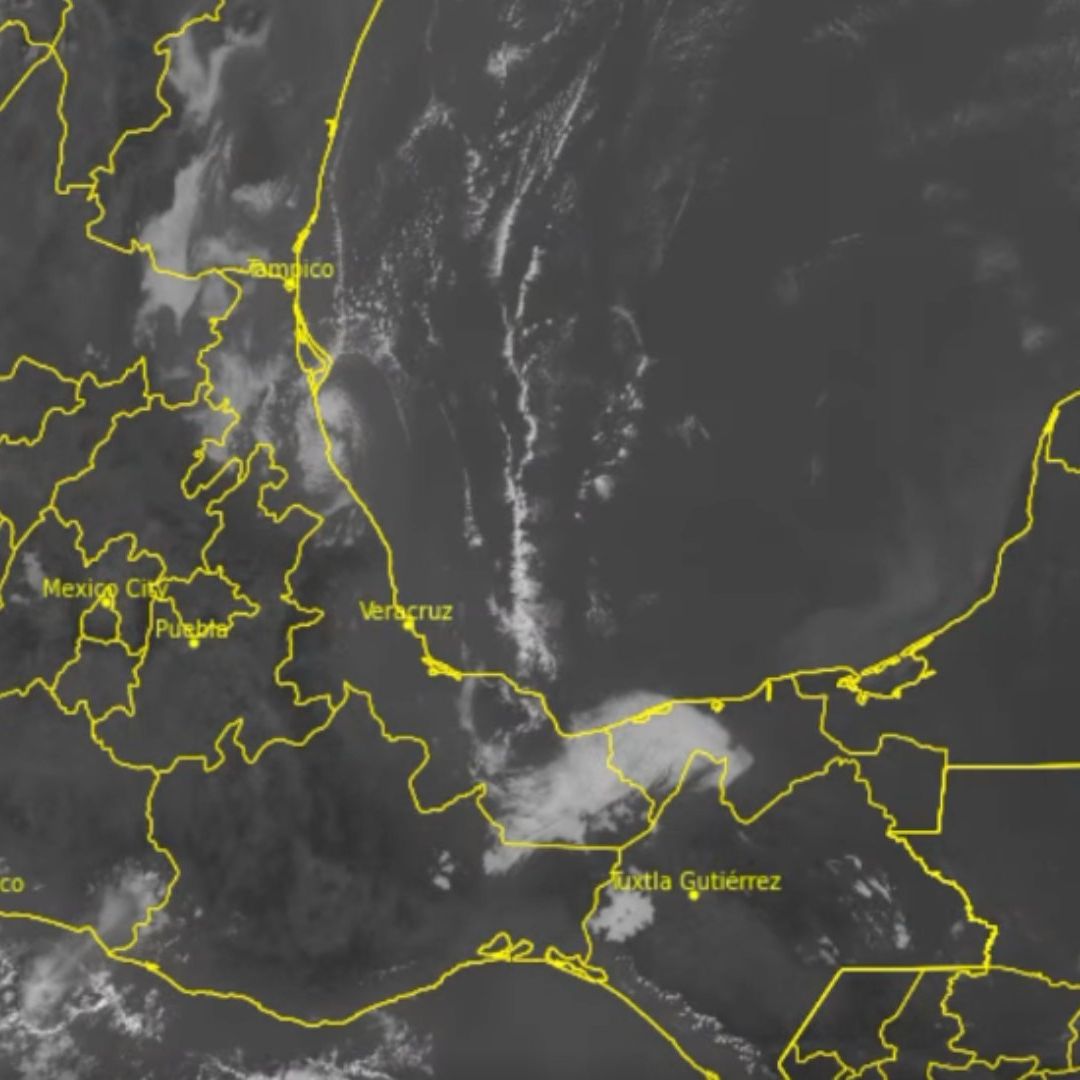 Para la entidad veracruzana se informó que el potencial de lluvias y tormentas fuertes a muy fuertes aumentará especialmente entre sábado 10 al lunes 12 de enero.