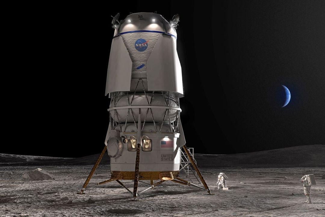 NASA elige a Blue Origin, de Jeff Bezos, para ir a la Luna