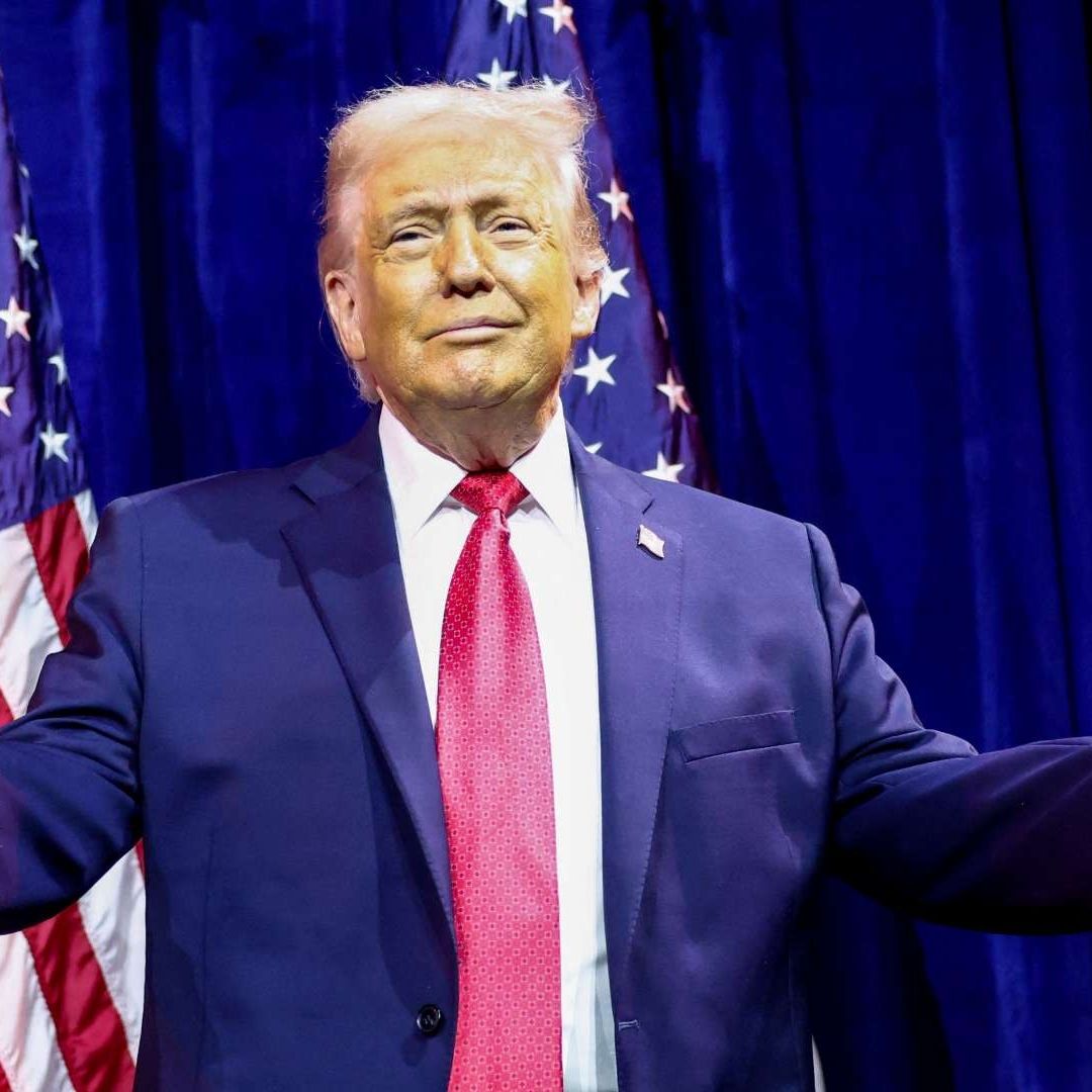 Donald Trump durante mensaje a los republicanos de la Cámara de Representantes en su conferencia anual. Foto: Reuters