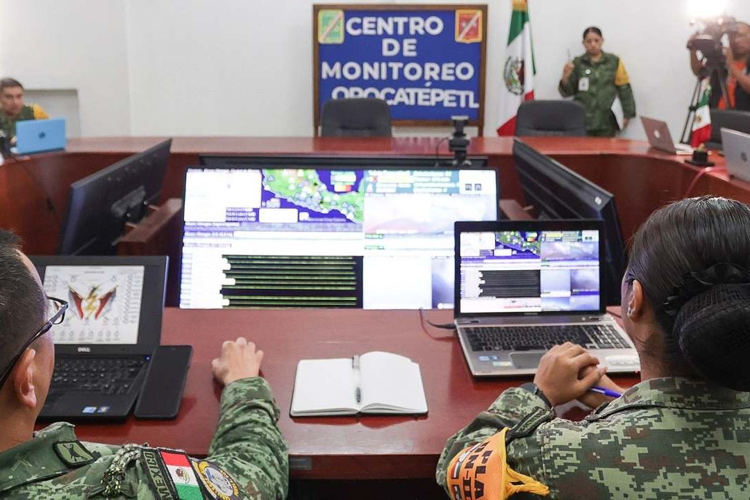 Ejército instala centro de monitoreo del Popocatépetl
