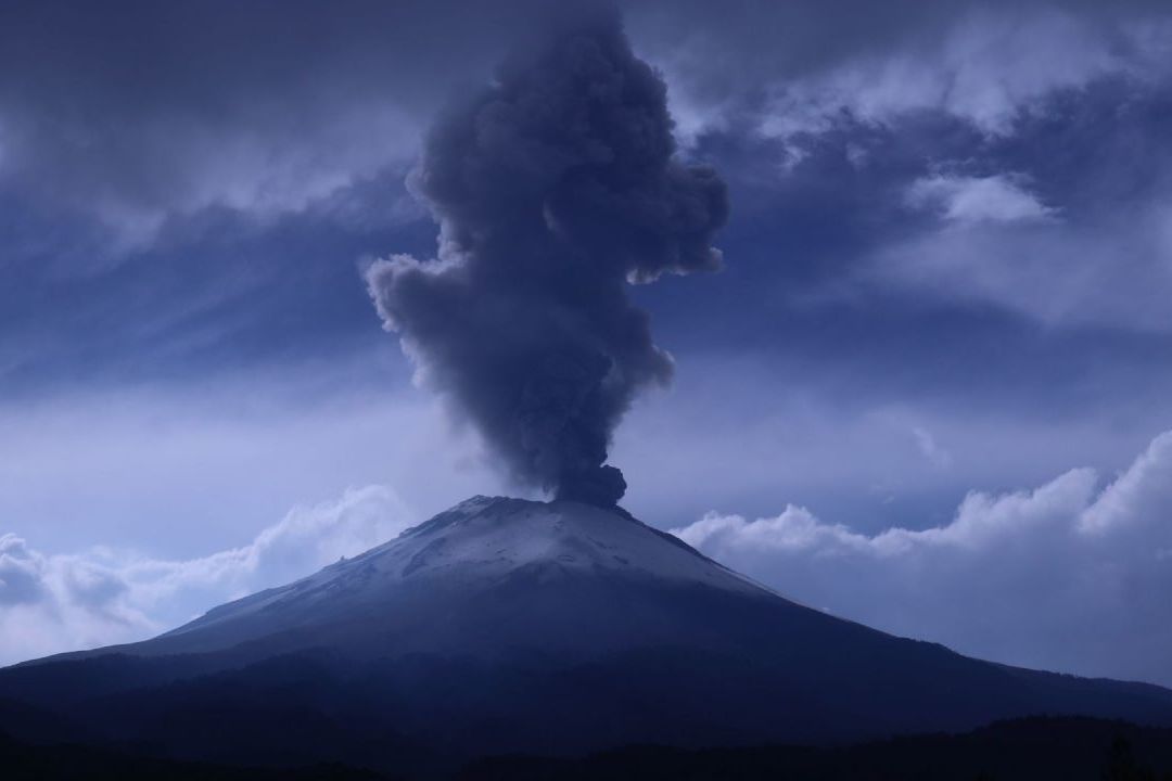 El semáforo de alerta del volcán Popocatépetl cambio a amarillo Fase 3