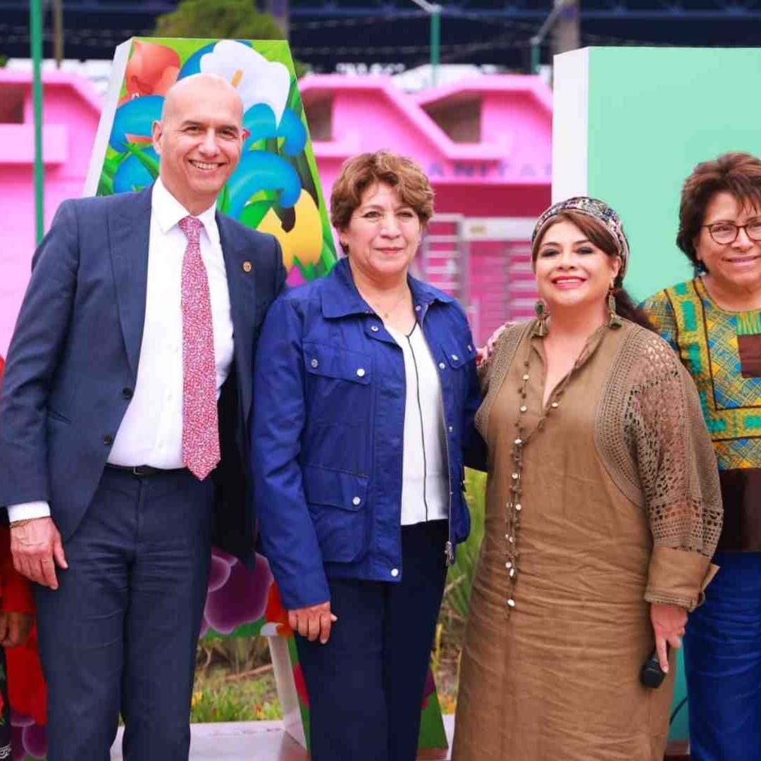 Delfina Gómez, candidata de Morena, PT, PVEM